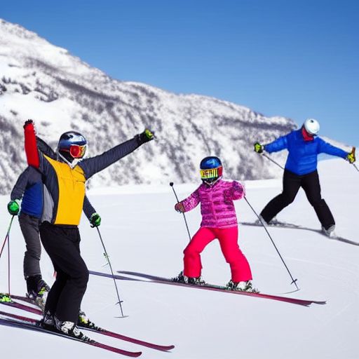 滑雪：高山滑雪者的极致精彩表演
