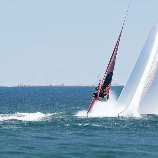 水上运动：帆板选手追逐风的速度